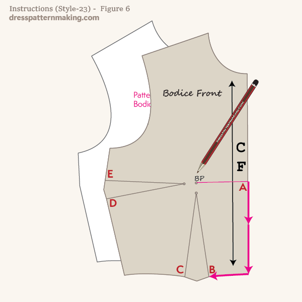 Move block to trace section for pattern piece 2