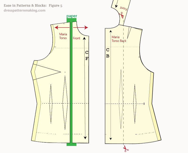 Figure 5: Paper is added underneath when the front and cut and spread