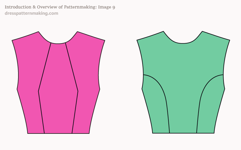 Image 9: Both seam lines have the dart value incorporated into the seamlines