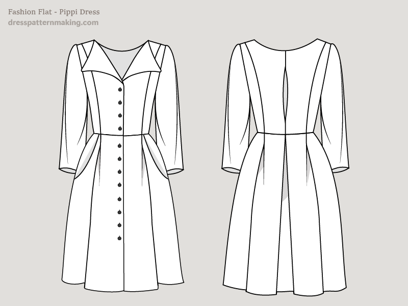 Pippi Dress Fashion Flat