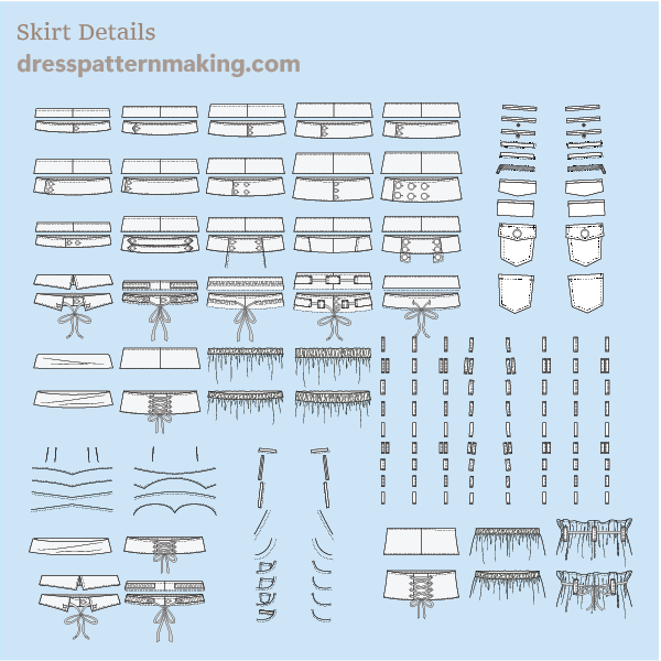 Some examples of Skirt Details