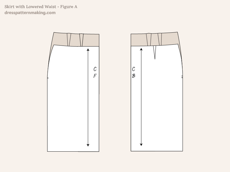 Outcome - final pattern (no seam allowance)