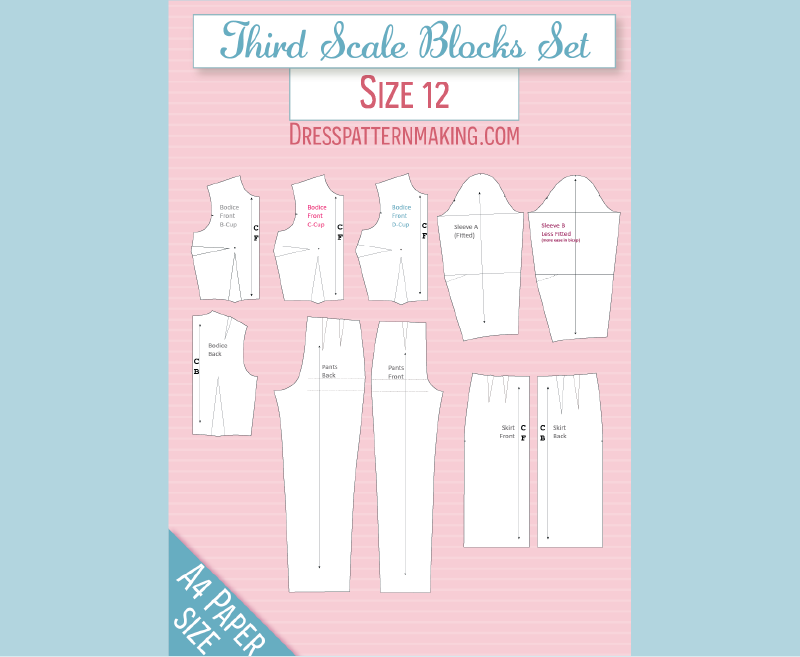 Cover of Third Scale Blocks PDF (Size 12)